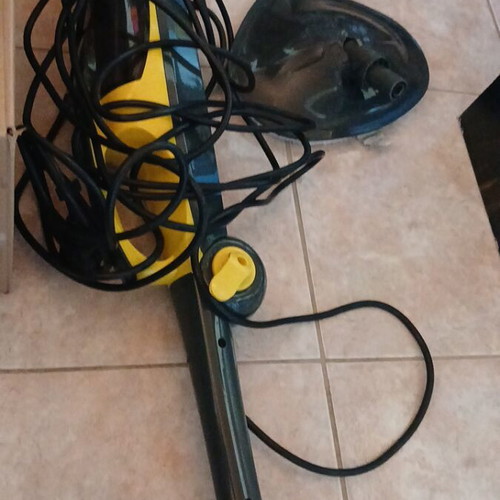 Steam mop used