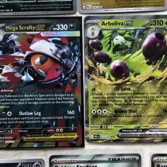 Pokemon TCG lot 89 cards new, 6x ex, Full Art, Japanese AR/GX, Holo/Reverse