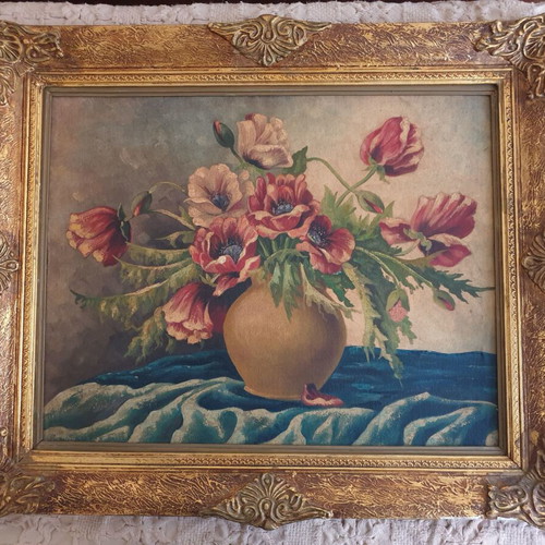 Painting used with dimensions 63x75 cm