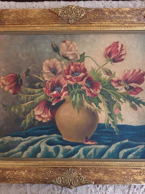 Painting used with dimensions 63x75 cm