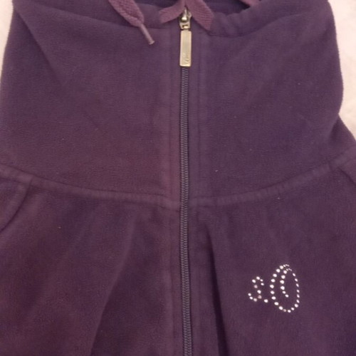 S.Oliver fleece jacket like new, purple, size L