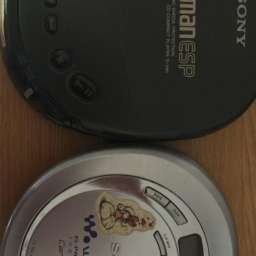 Walkman Coby CX-CD314 and Sony Discman D-EJ626CK used, bundle of 5