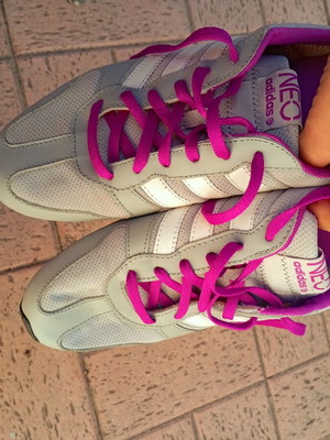 Adidas Neo Woman sneakers like new, size 40.5, multicolor purple