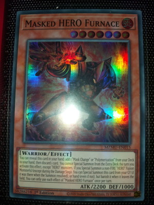 Masked Hero Furnace card like new