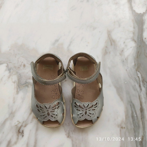 Camper Twins size 22 silver shoes used