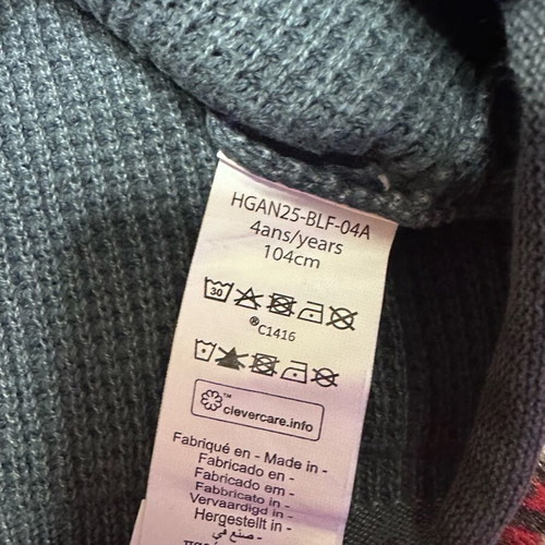 Orchestra thin V neck sweater for 4 years like new, blue