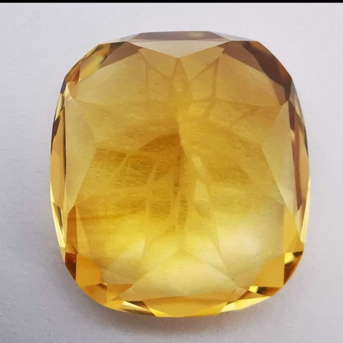 Citrine 34.82 ct certified by ALGT