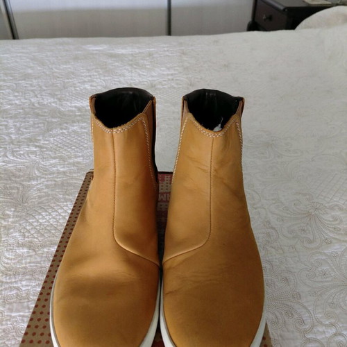 Leather Chelsea boots Timberland orange like new