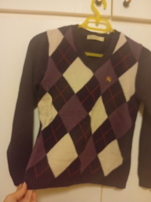 Burberry purple sweater, size S