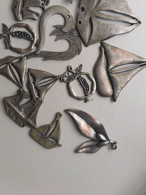 Handmade metal elements like new for DIY and crafts