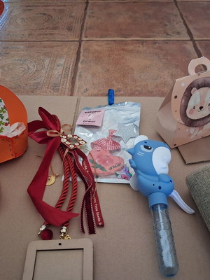 Craft supplies set for gift making and crafts