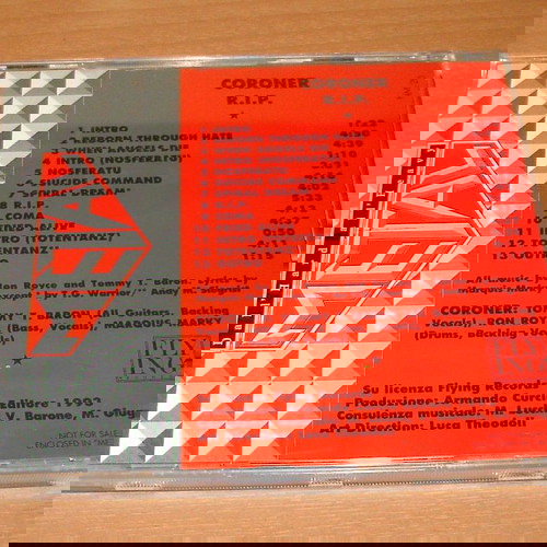 Coroner – R.I.P. (CD)