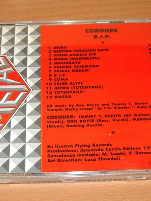 Coroner – R.I.P. (CD)