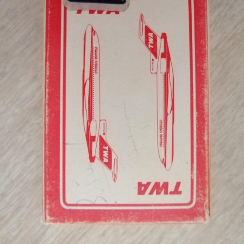 Vintage TWA Playing Cards used, 1980s collectible deck