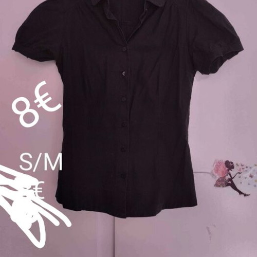 Women's elastic shirt used, size small, black