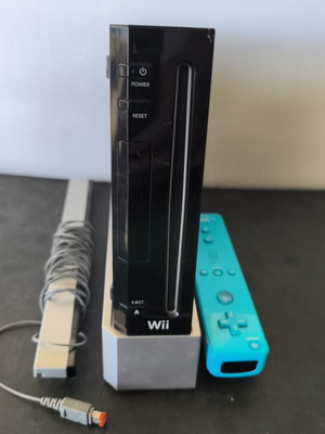 Nintendo Wii κονσόλα μαύρη μεταχειρισμένη, πλήρως λειτουργική