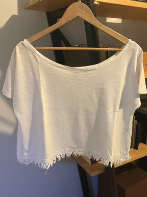 Moutaki white blouse like new, cotton, size M
