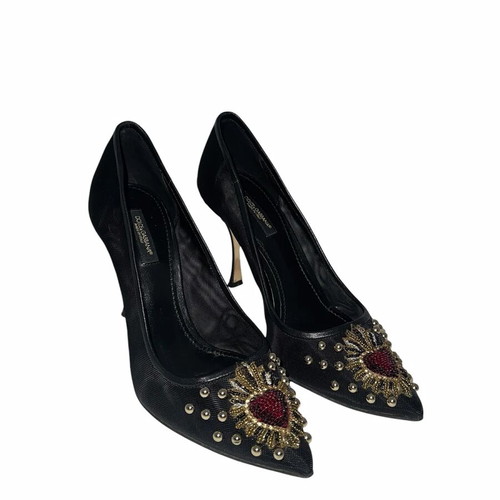 Dolce & Gabbana high heels like new, black and red, sizes 37.5-38