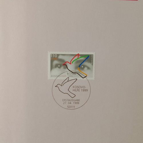 Germany 1999 Kosovo-Hilfe First Day Cover Stamp