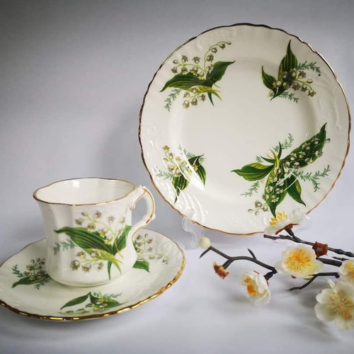 Hammersley coffee set like new, fine bone china from England