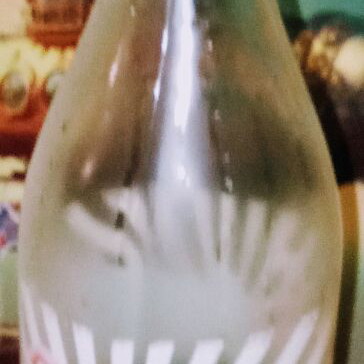 Cerve 2019 water bottle used, glass 1000ml