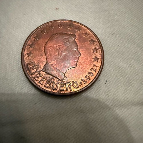 5 cents Luxembourg 2002 used in good condition