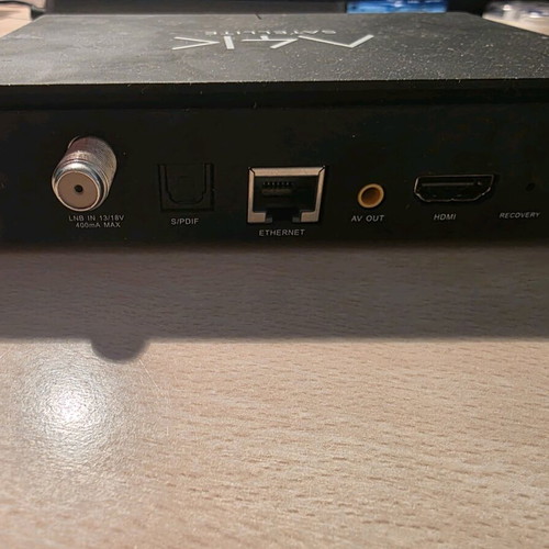 Amiko A4K SAT CG satellite receiver used, 4K Ultra HD & Android