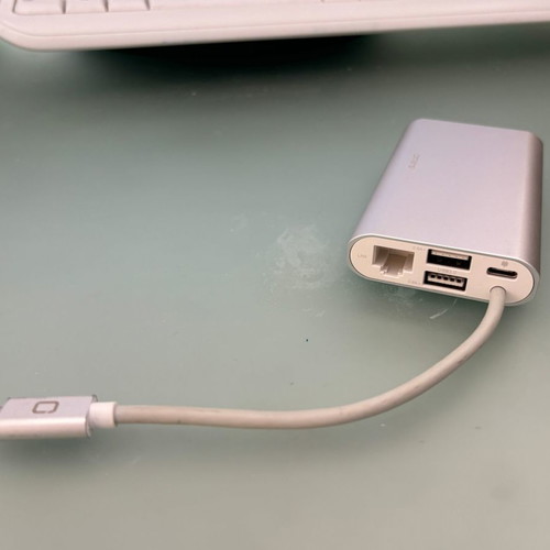 Type-C Multiport Adaptor used, practically unused