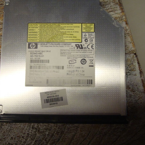 Compaq Presario CQ70 laptop parts used, screen, DVD drive, power plug, SATA adapter