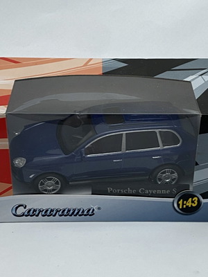 Porsche Cayenne S μπλε Cararama κλίμακα 1:43 μεταχειρισμένο