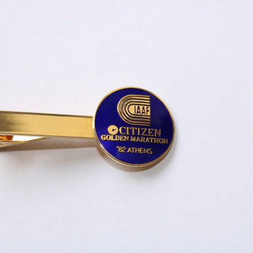 Golden Marathon 0f Athens 1982 IAAF tie clip used, Citizen sponsor