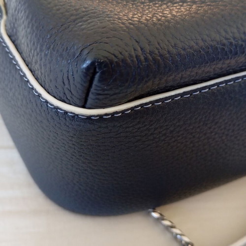 Lacoste σακίδιο πλάτης σαν καινούργιο, άσπρο και μπλε δέρμα