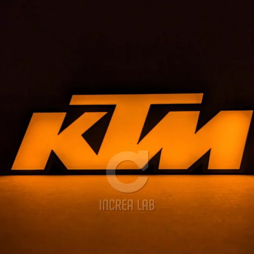 Light Box KTM new 24x8cm illuminated decorative sign