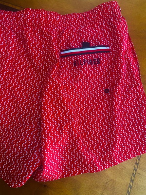 Tommy Hilfiger men's swim shorts, red