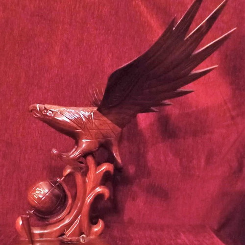 Handmade eagle from luxury wood like new