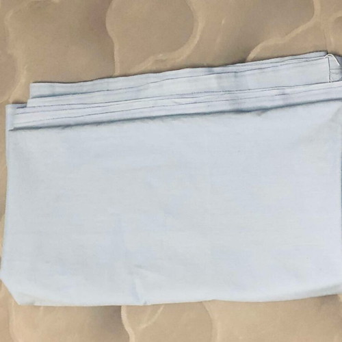 Cotton fabric new, light blue color, 90x520 cm