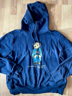 Polo Ralph Lauren Φούτερ με Κουκούλα Ναυτικό Μπλε Μεταχειρισμένο Medium