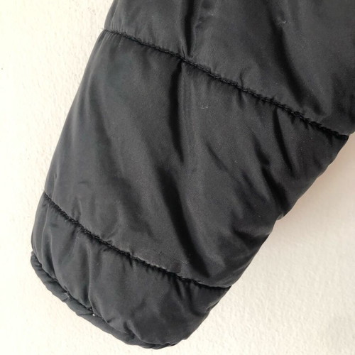 Puffer jacket M black like new, cropped