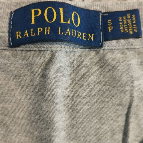 Ralph Lauren short-sleeve shirt like new, black and gray, size S