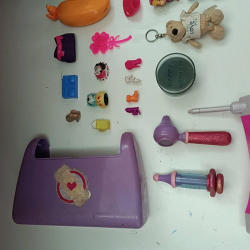 Toys for girl used, pack