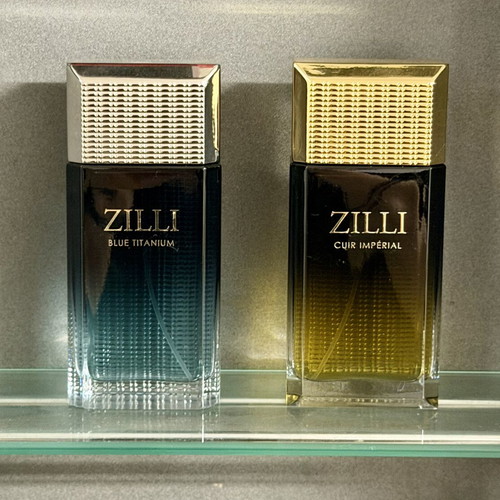 ZILLI Blue Titanium and Cuir Imperial men's perfumes