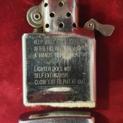 Zippo B-01 collectible lighter used, Made in USA
