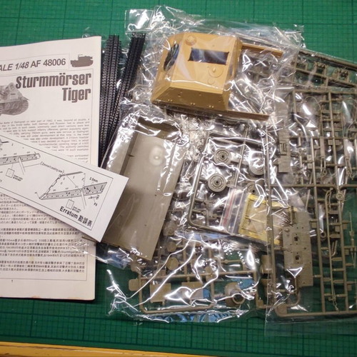 Sturmmörser 38 cm RW 61 World War II tank model new