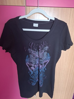 Esprit black t-shirt like new, size L