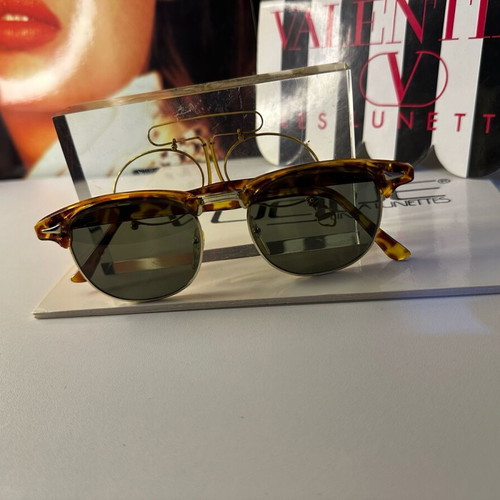 Vintage German tortoiseshell sunglasses with dark olive lenses new