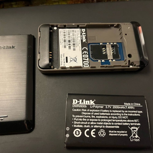 D-Link DWR-730 3G Mobile Wi-Fi Router used, portable internet with SIM