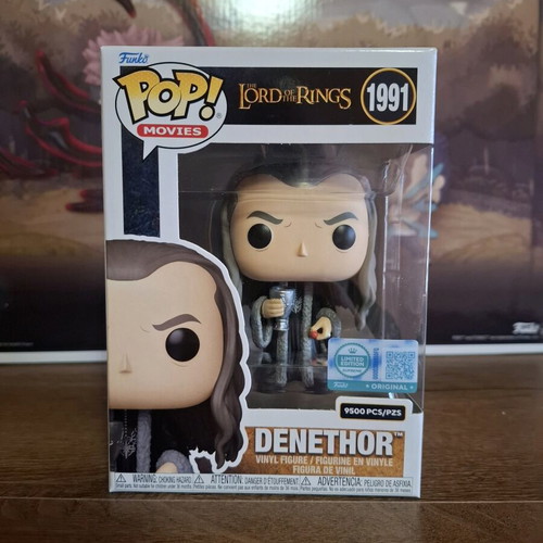 Funko POP Denethor Lord of the Rings 1991 new limited edition with protector