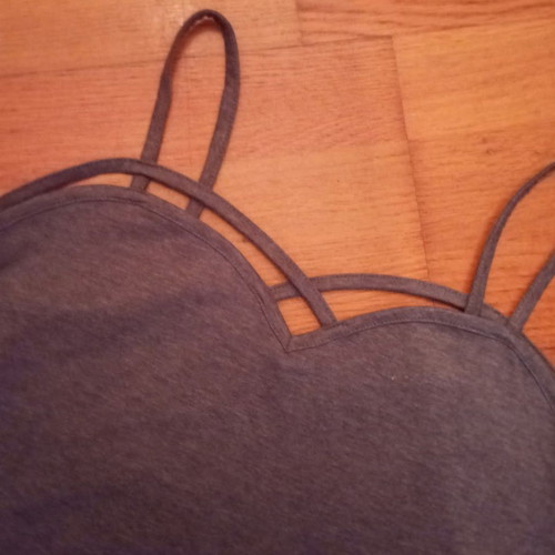 Women's gray camisole with thin straps Tally Weijl like new