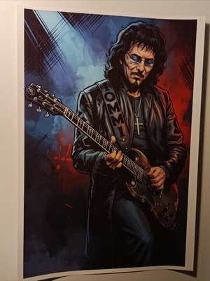 Tony Iommi A4 poster