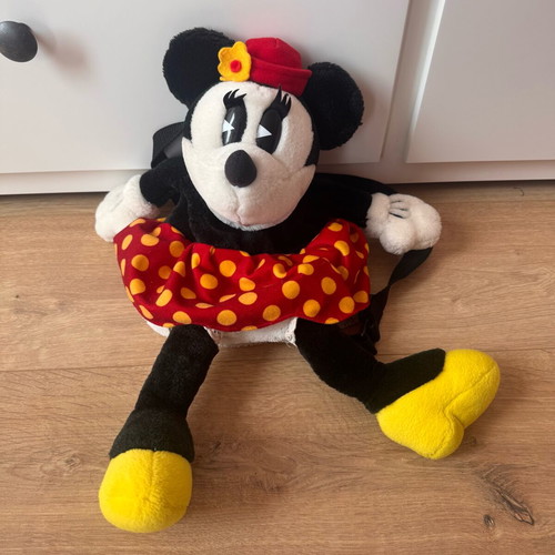Disney Minnie Mouse Plush Backpack like new, 40cm, Disneyland 1998